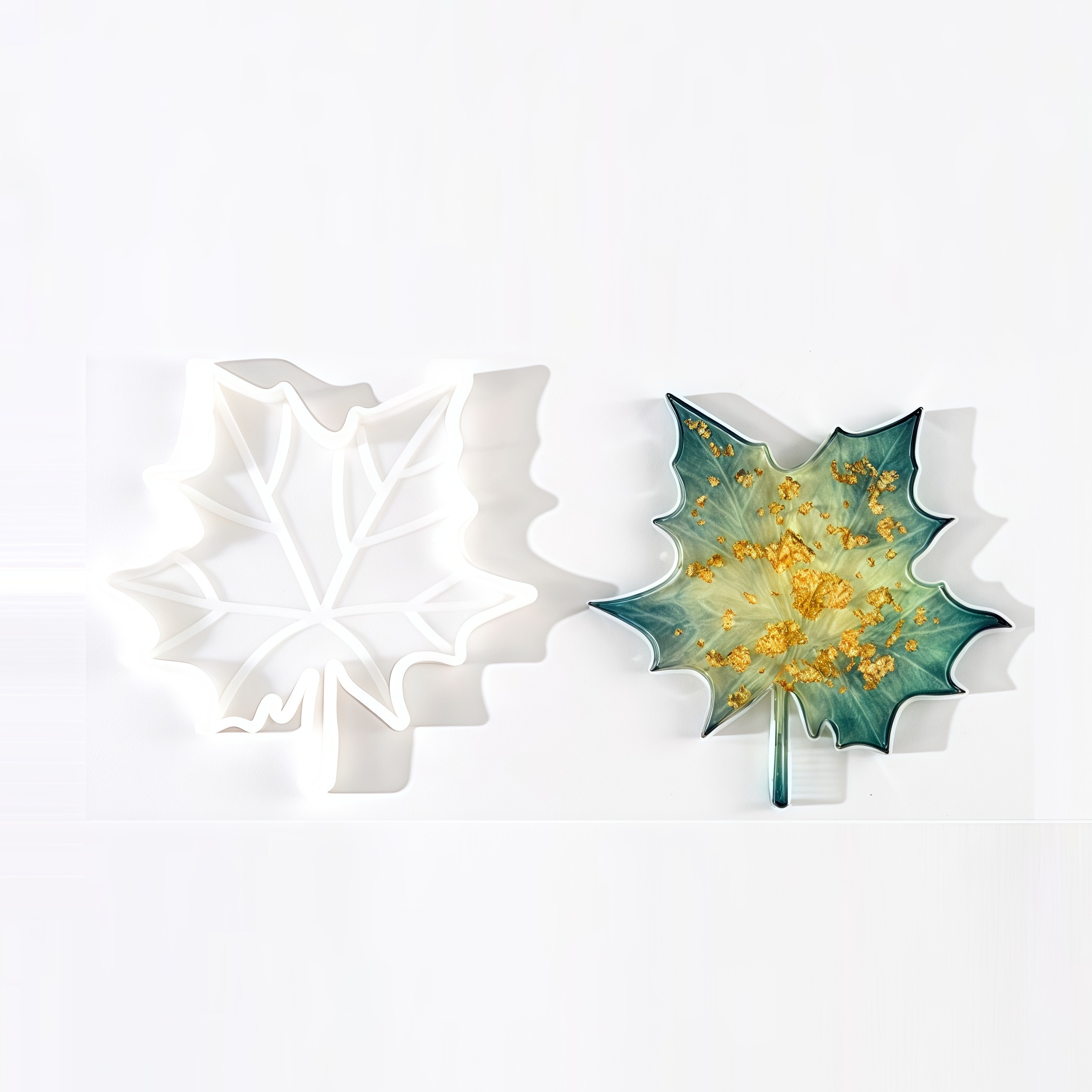 Soap Making Silicone Molds - 1PC Maple Leaf shaped Silicone Mold,