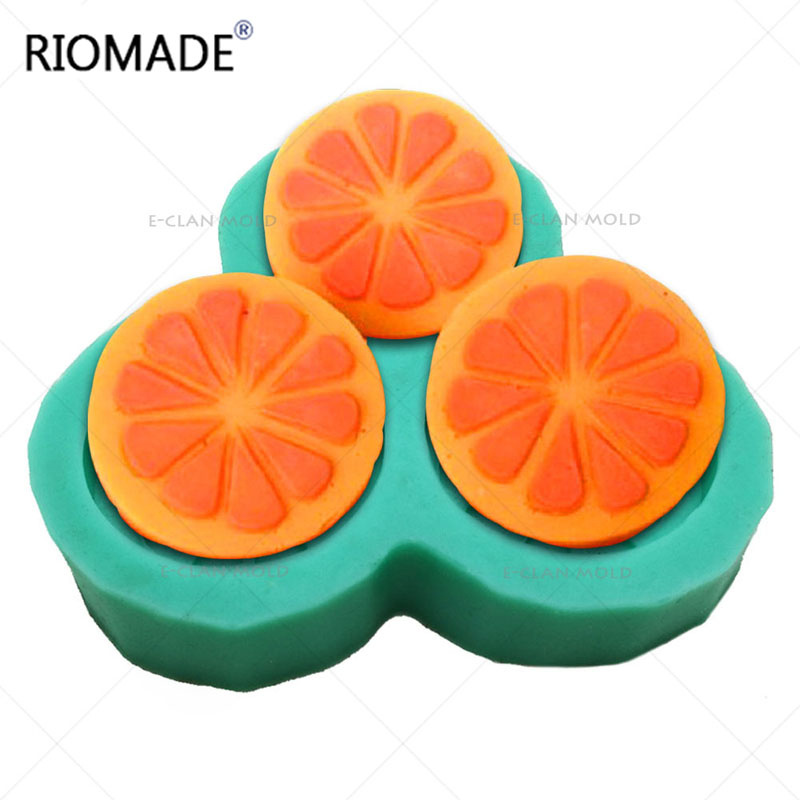 Soap Making Game - Orange Silicone Mold Cake Decorating Tools