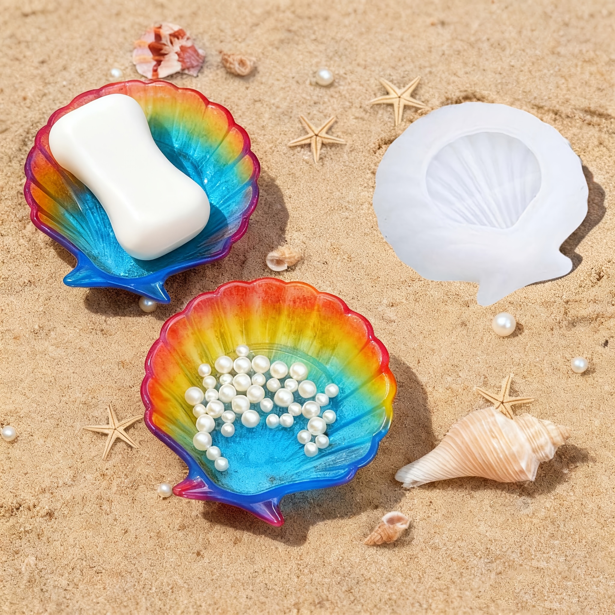 Soap Making Name - 1 piece of silicone shell resin