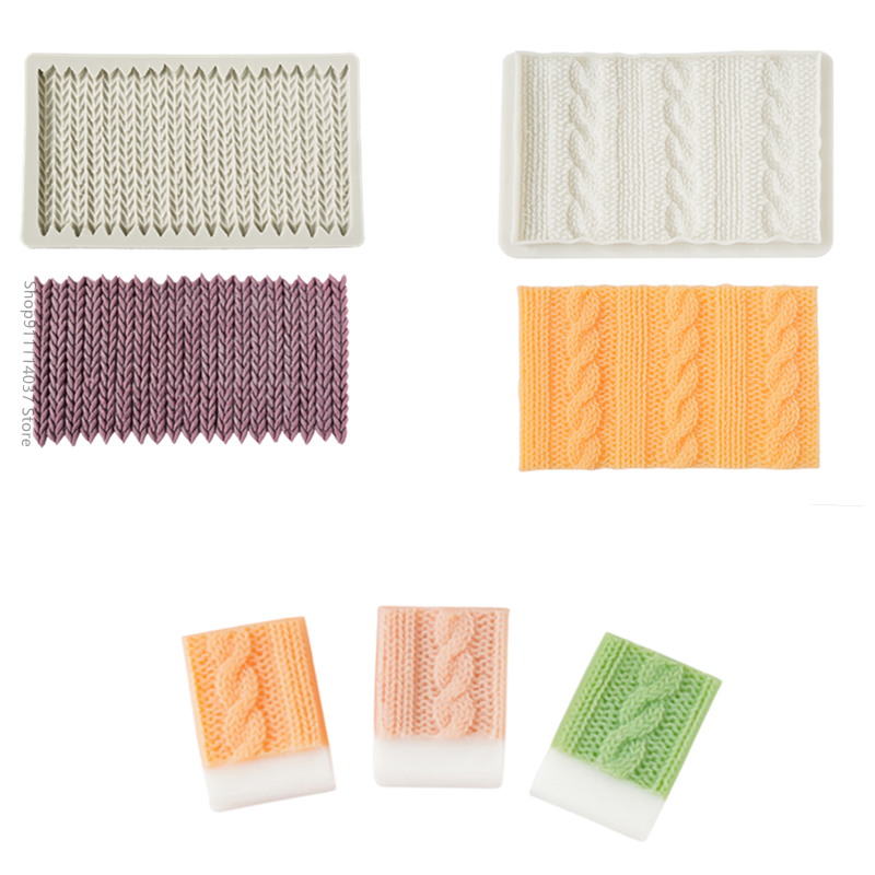 Soap Making Gel - 1PCS Sweater Crochet Kniting Pattern Soap