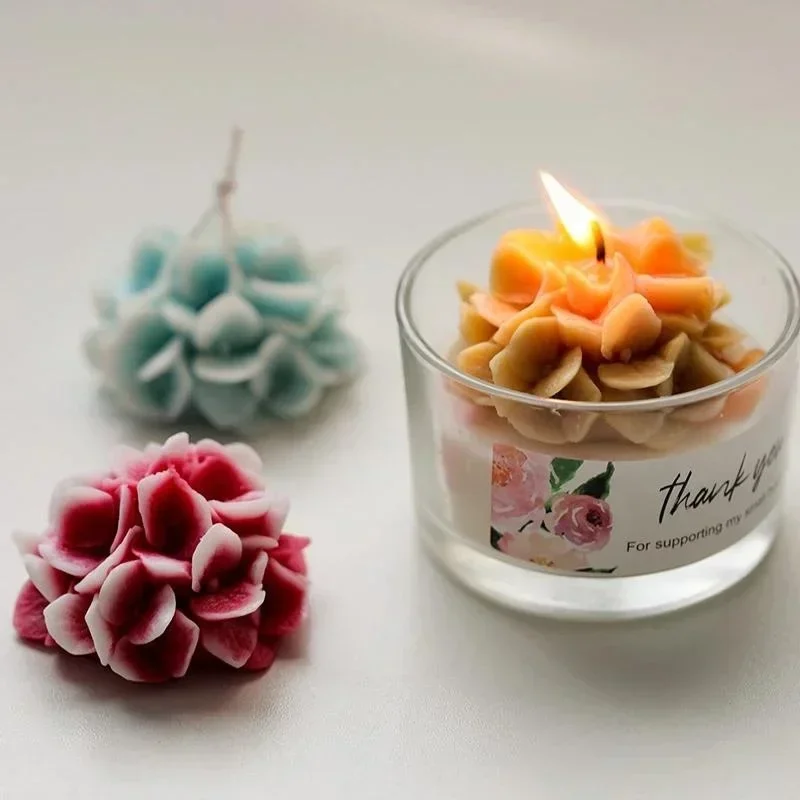 Soap Making Gel - New 2026 Hydrangea Flower Mold Decoration