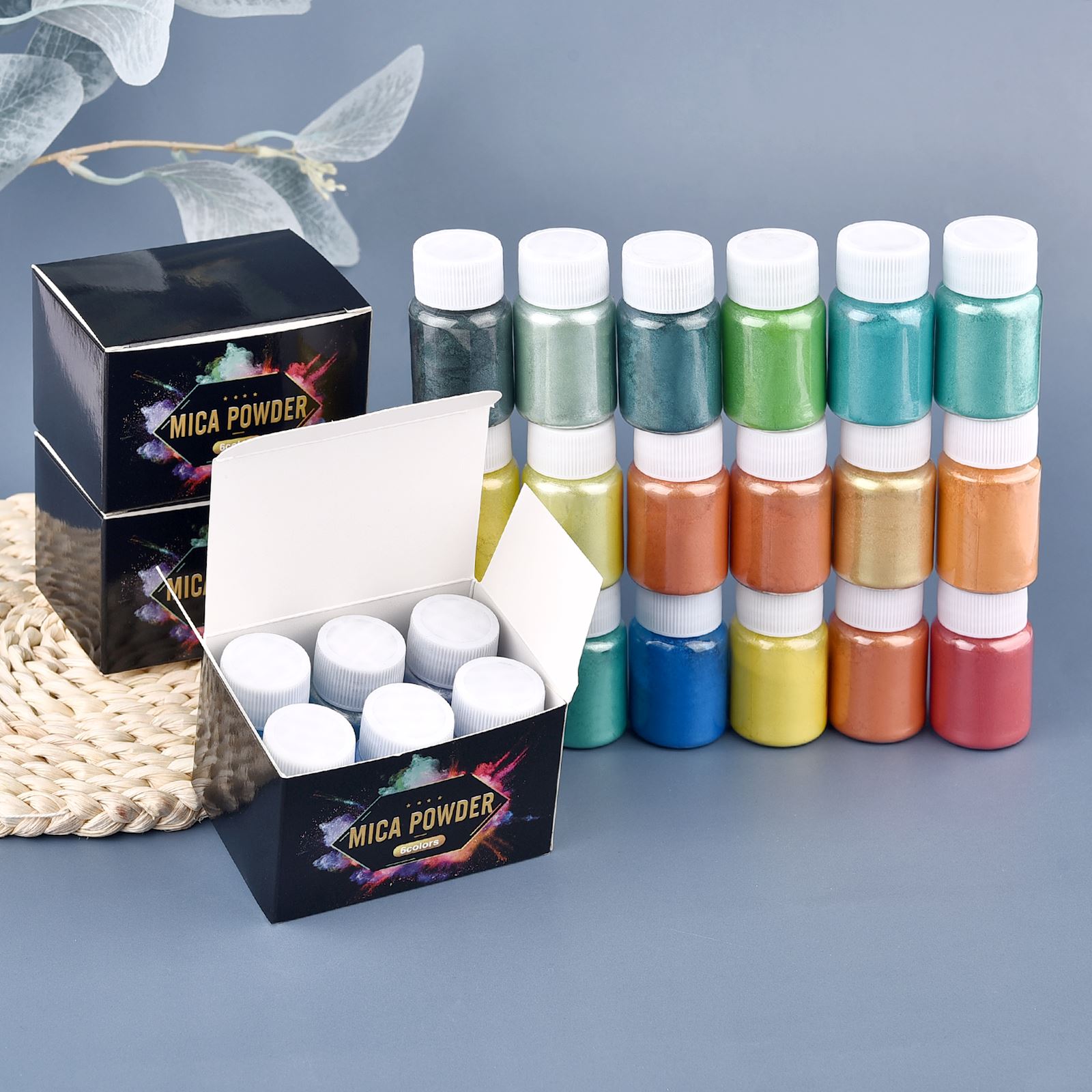 6Color/ Box Epoxy Mica Powder  - Soap Making Book review and price