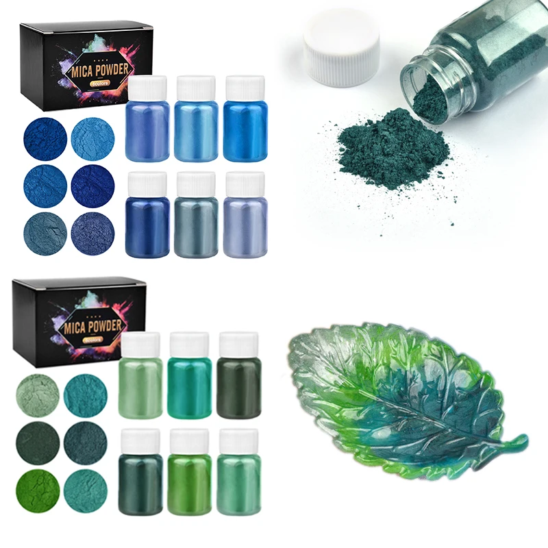 6Color/ Box Epoxy Mica Powder  - Soap Making Book review and price