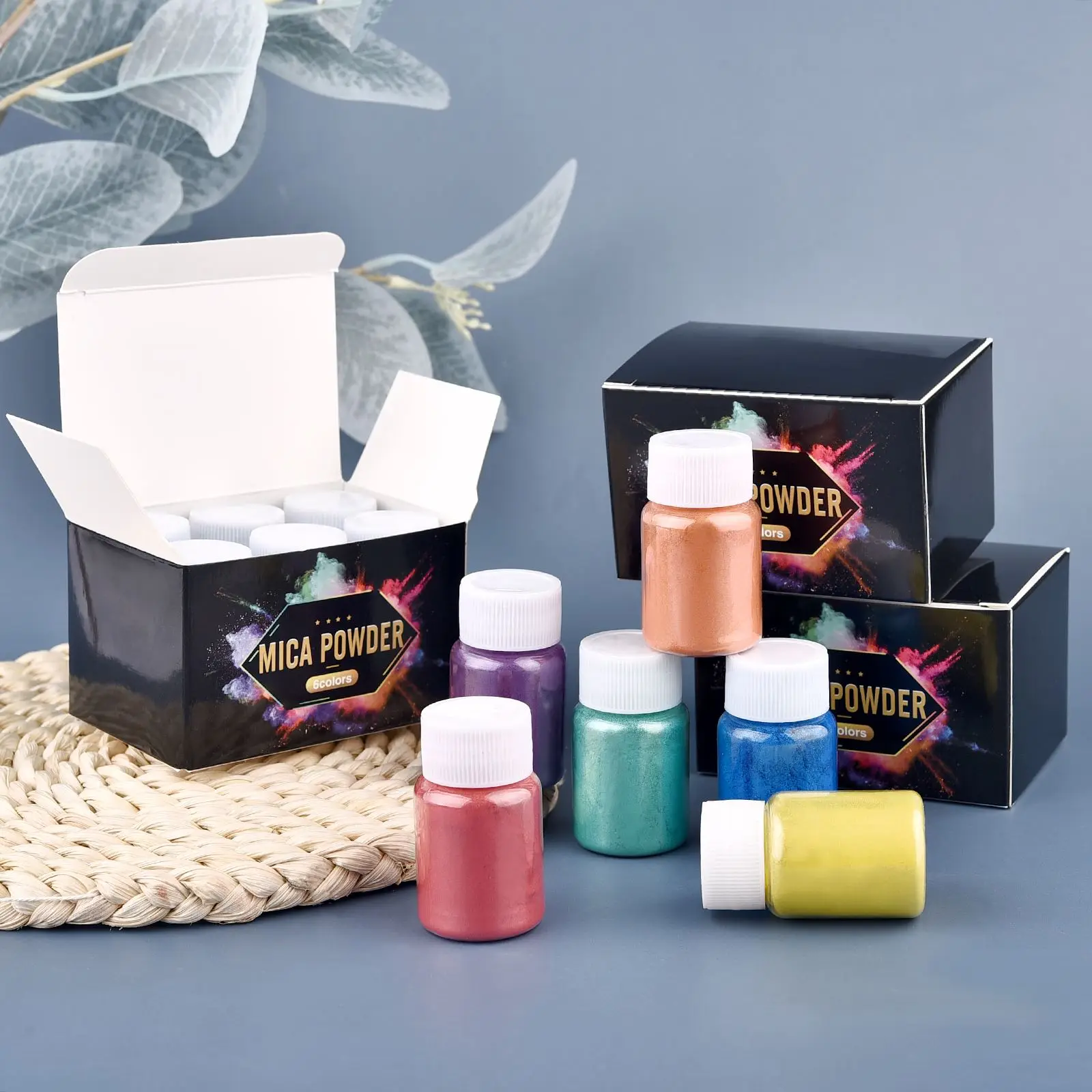 6Color/ Box Epoxy Mica Powder  - Soap Making Book review and price