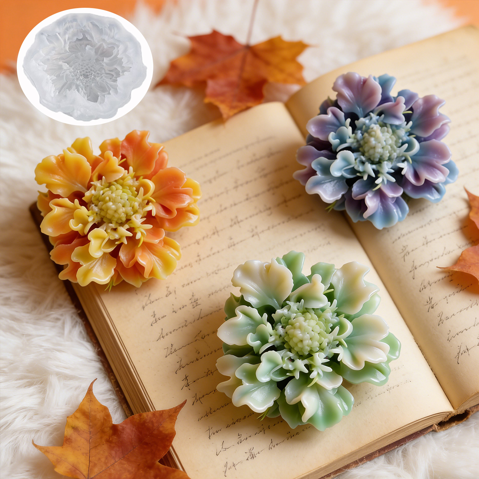 Blue Potted Flower Mold White  - Soap Making Pot review and price