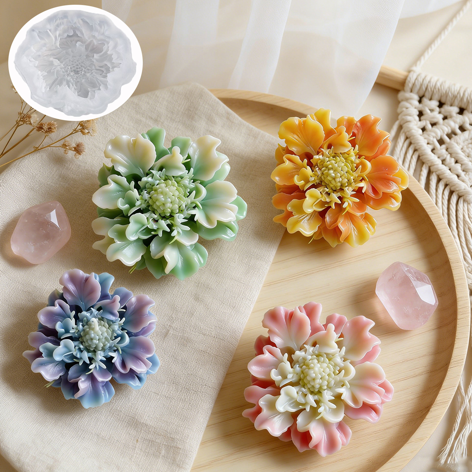 Blue Potted Flower Mold White  - Soap Making Pot review and price