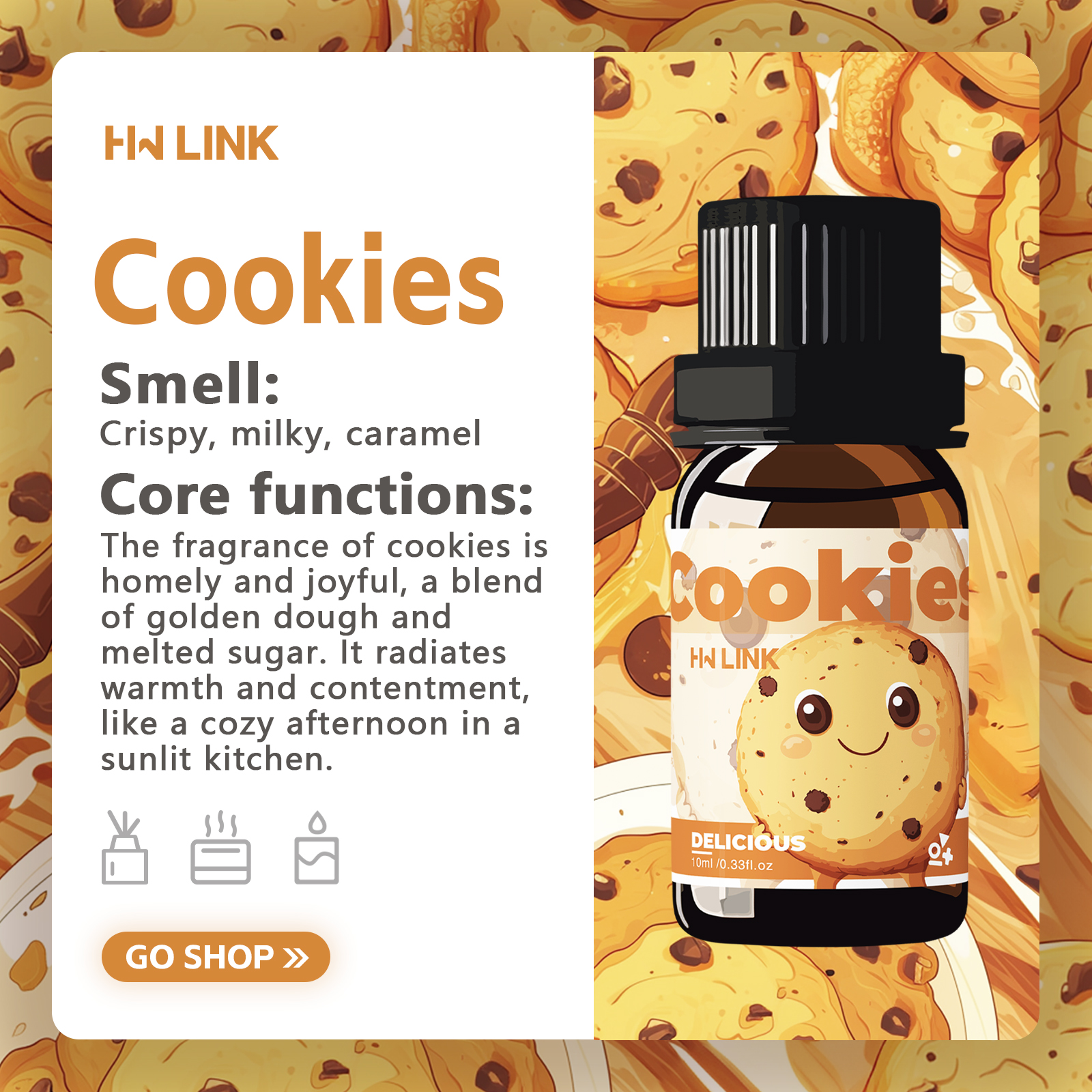 10ml Cookies Essential Oils Pe - Soap Making Oils review and price