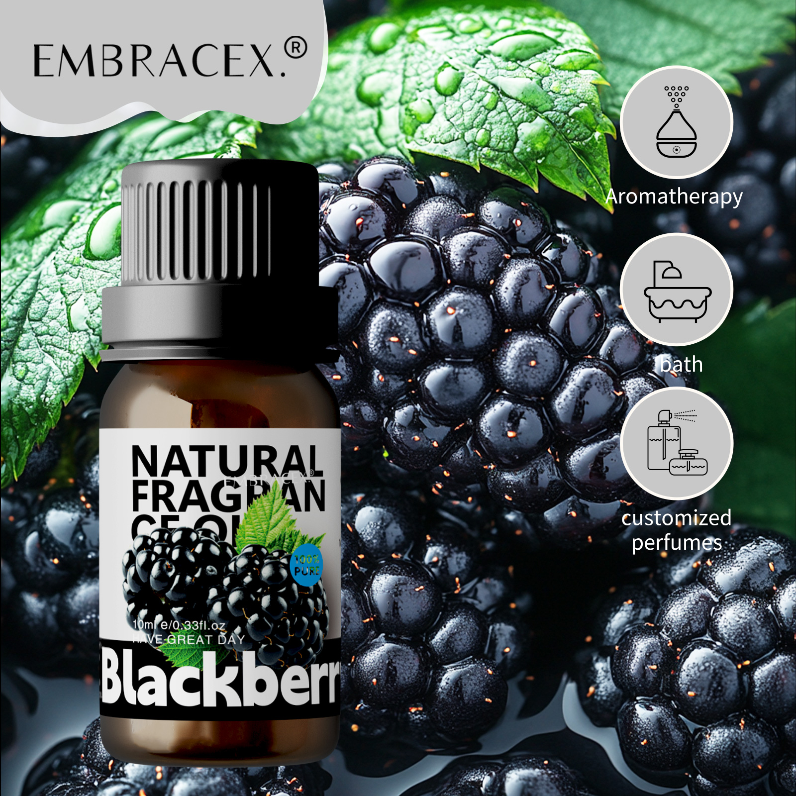 10ml Blackberry Essential Oils - Soap Making Oils review and price