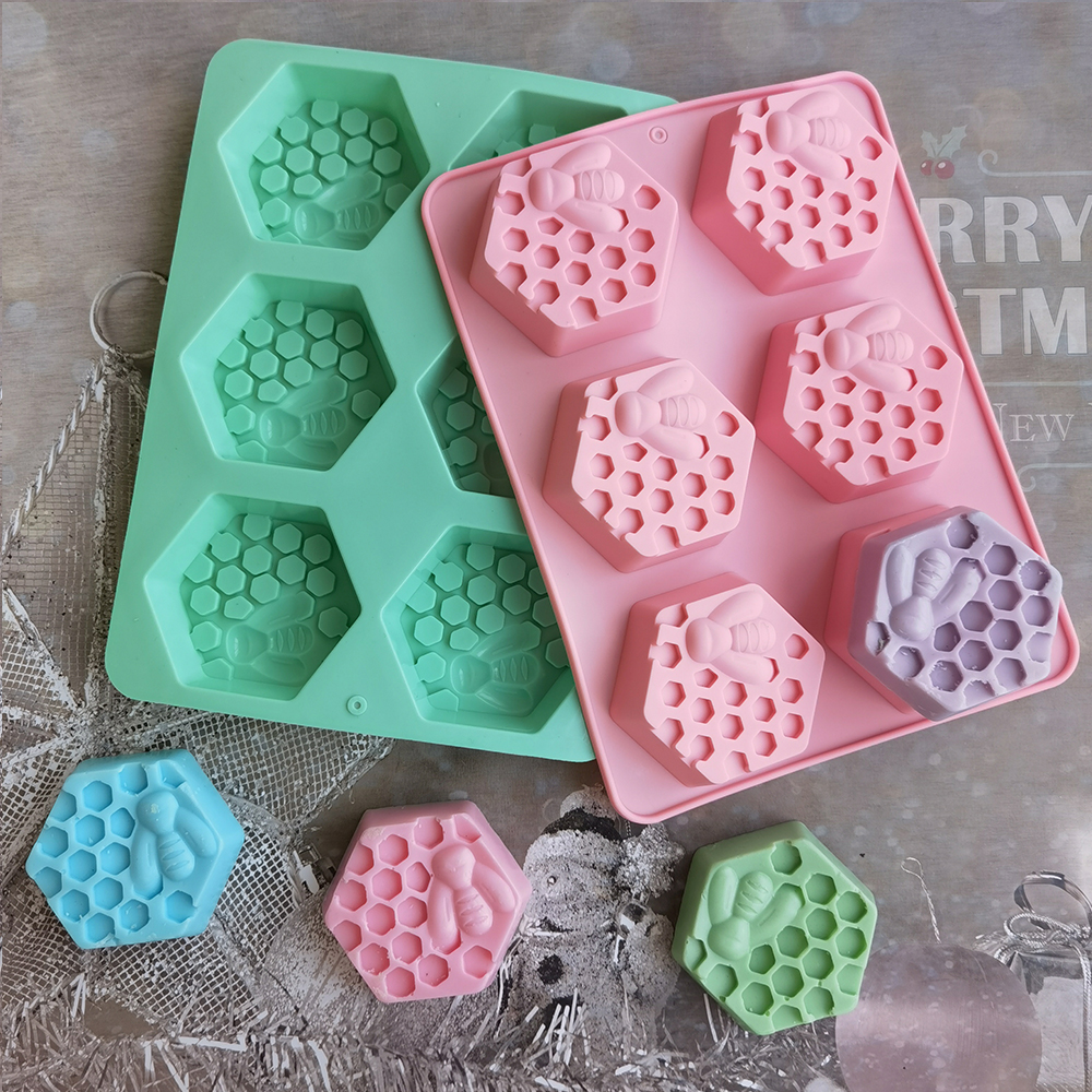 Silicone Hexagonal Bee Soap Mo - Soap Making Game review and price