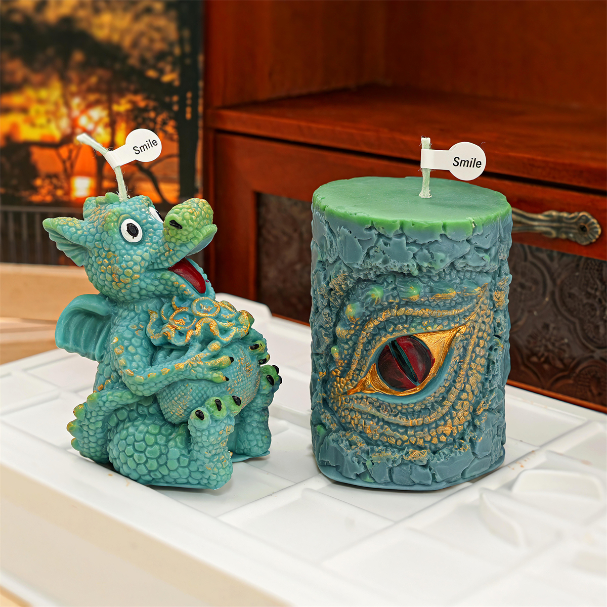 Cute Sleeping Dragon Candle Mo - Soap Making Book review and price