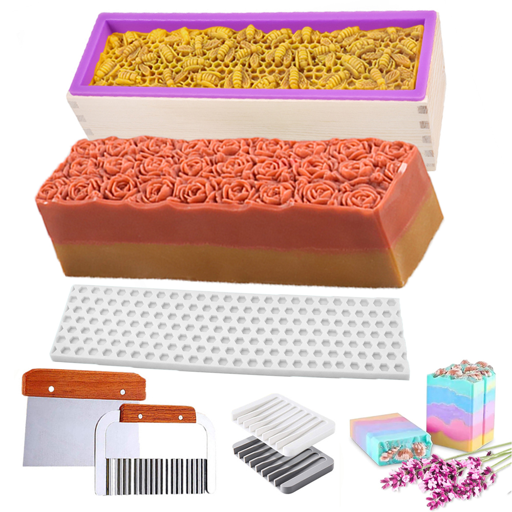 1.2L Wooden Box Soap Mold Maki - Soap Making Book review and price