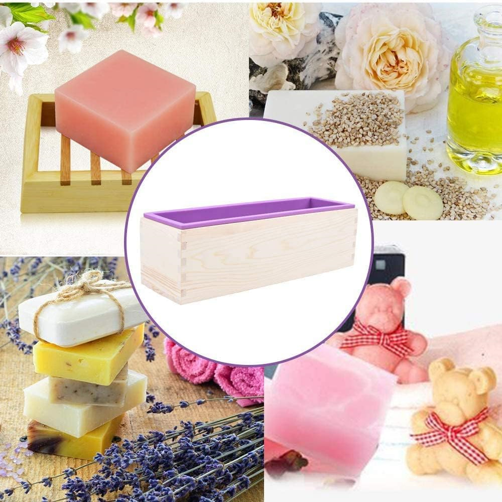1.2L Wooden Box Soap Mold Maki - Soap Making Book review and price