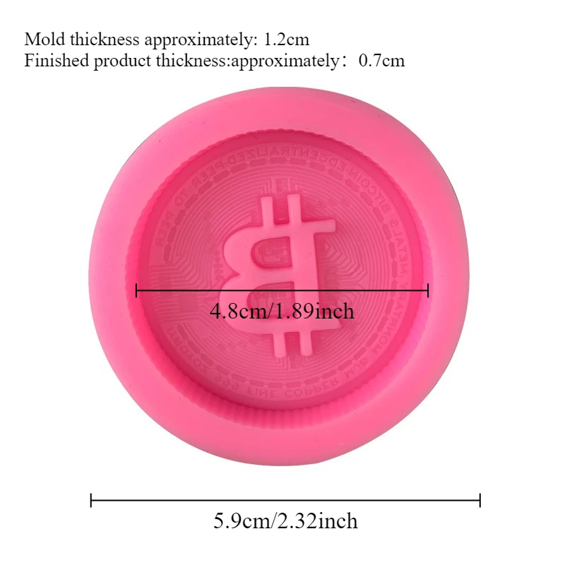 1/3pcs Currency Logo Soap Sili - Soap Making Name review and price