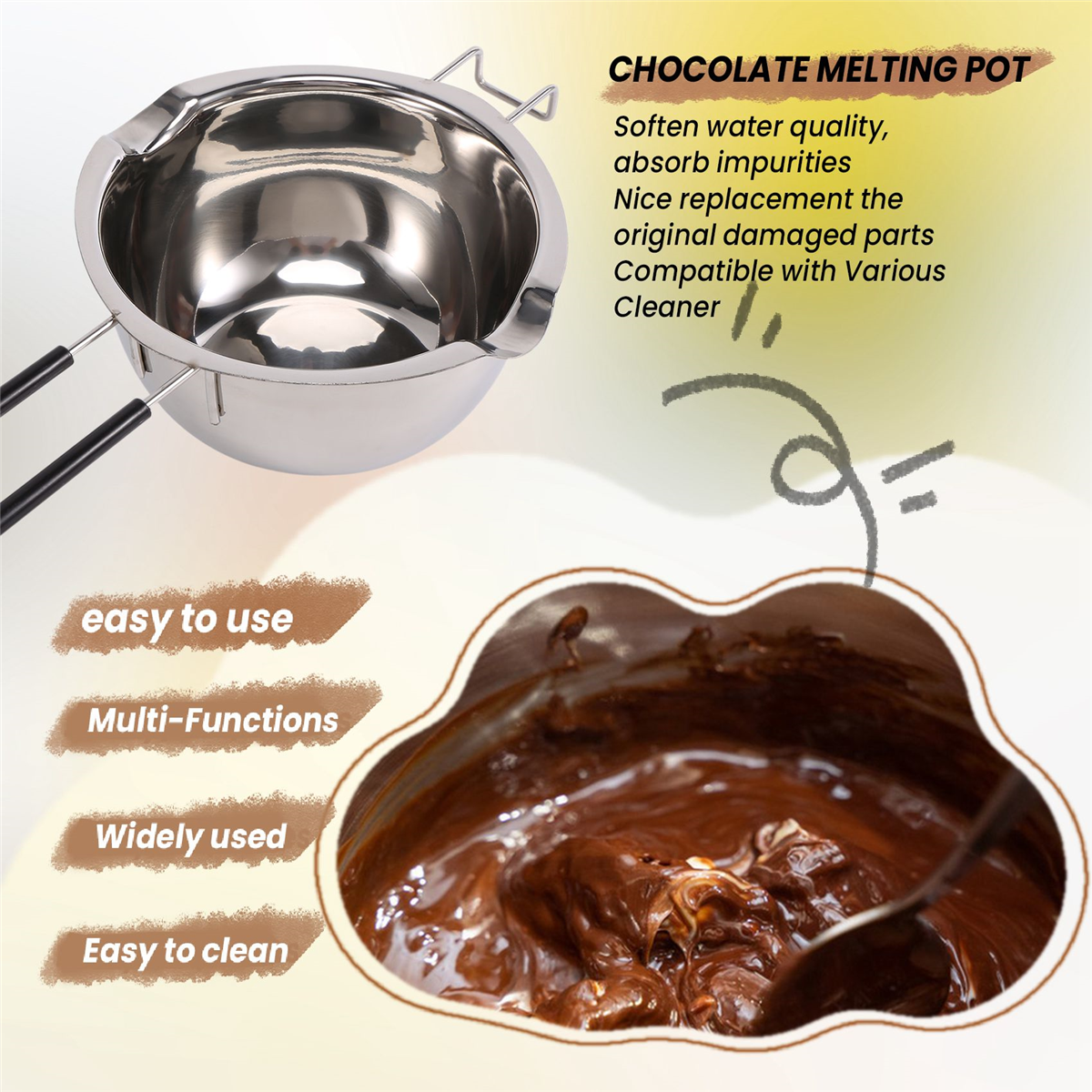 BVBV Double Boiler Pot Set Sta - Soap Making Pot review and price