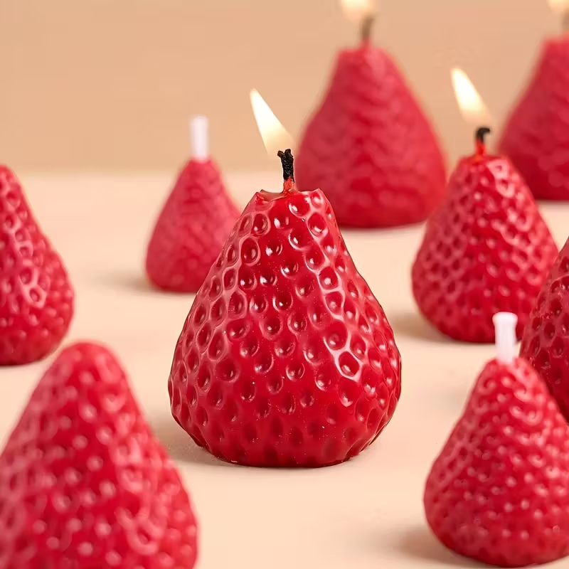 Strawberry Silicone Candle Mol - Soap Making Name review and price
