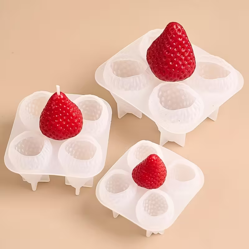 Strawberry Silicone Candle Mol - Soap Making Name review and price