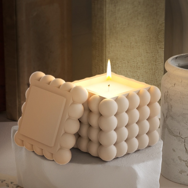 DIY 3D Bubble Cube Candle Sili - Soap Making Book review and price