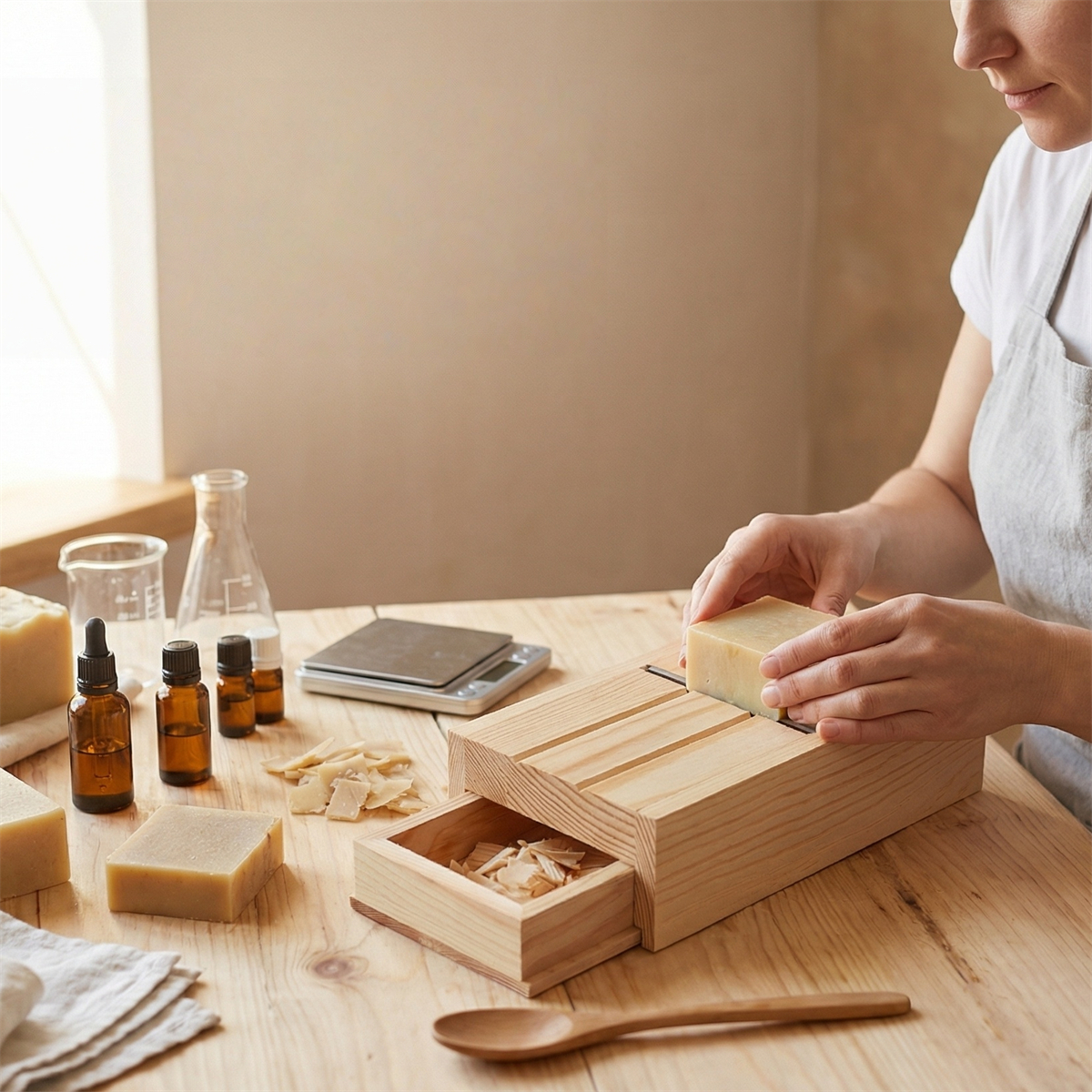 Soap Planer Cutter Drawer Box  - Soap Making Book review and price