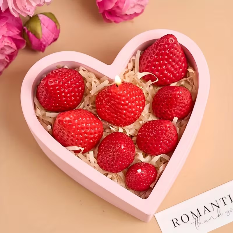 Strawberry Silicone Candle Mol - Soap Making Name review and price