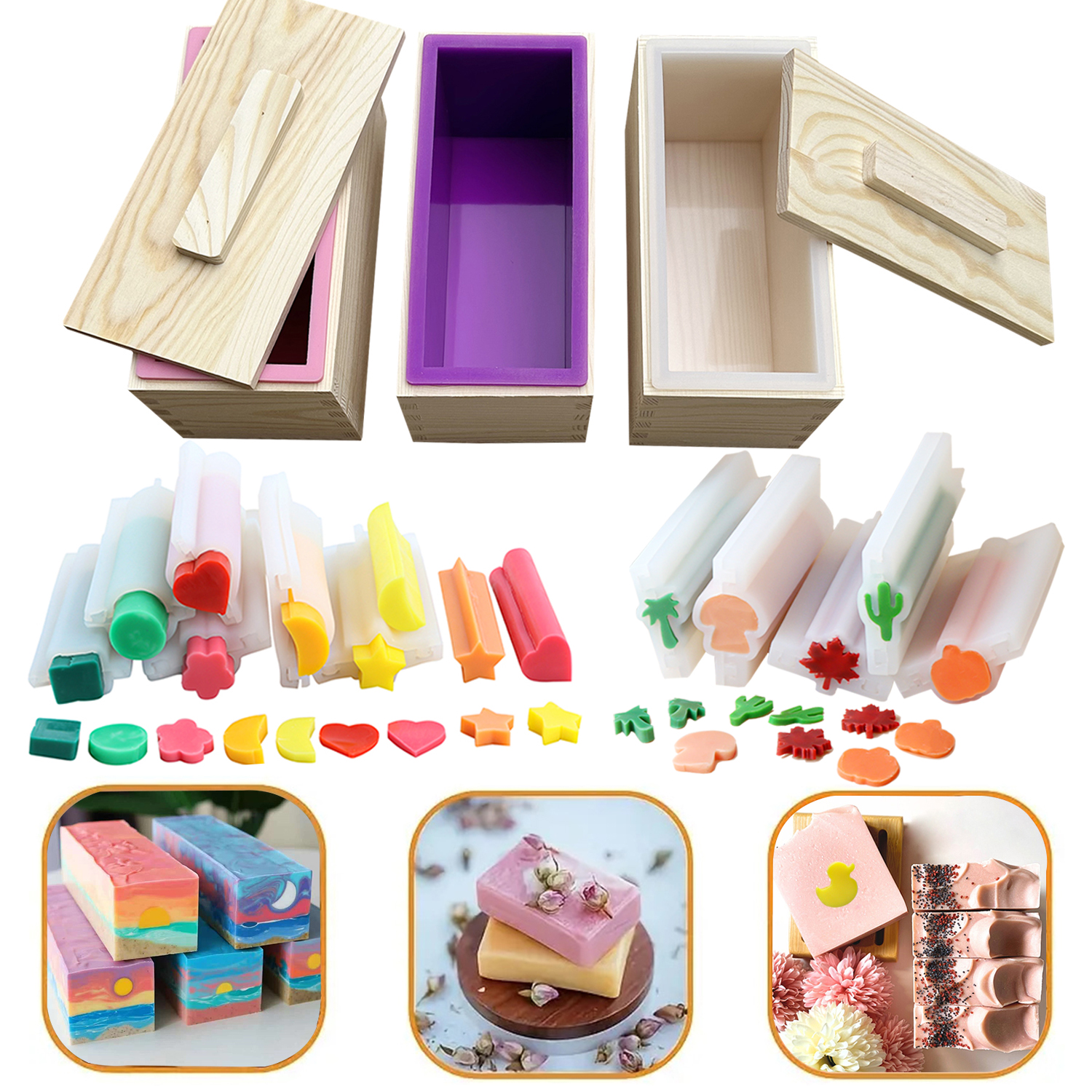 Rectangle Wooden Box Soap Mold - Soap Making Book review and price