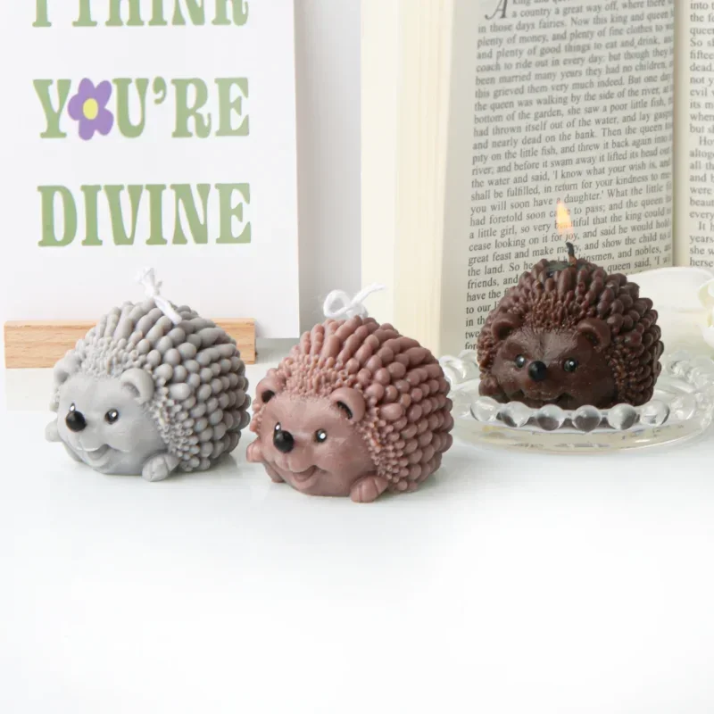3D Cute Hedgehog Silicone Mold - Soap Making Gel review and price