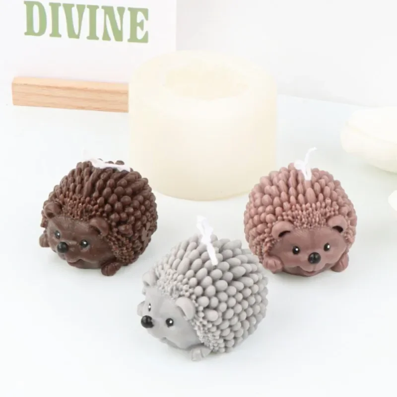 3D Cute Hedgehog Silicone Mold - Soap Making Gel review and price