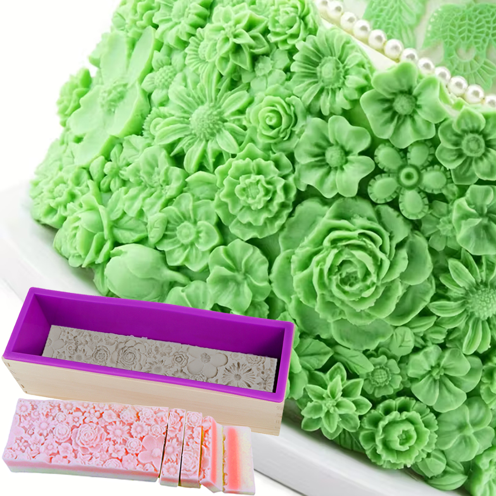 Silicone Wooden Box Soap Mold  - Soap Making Book review and price