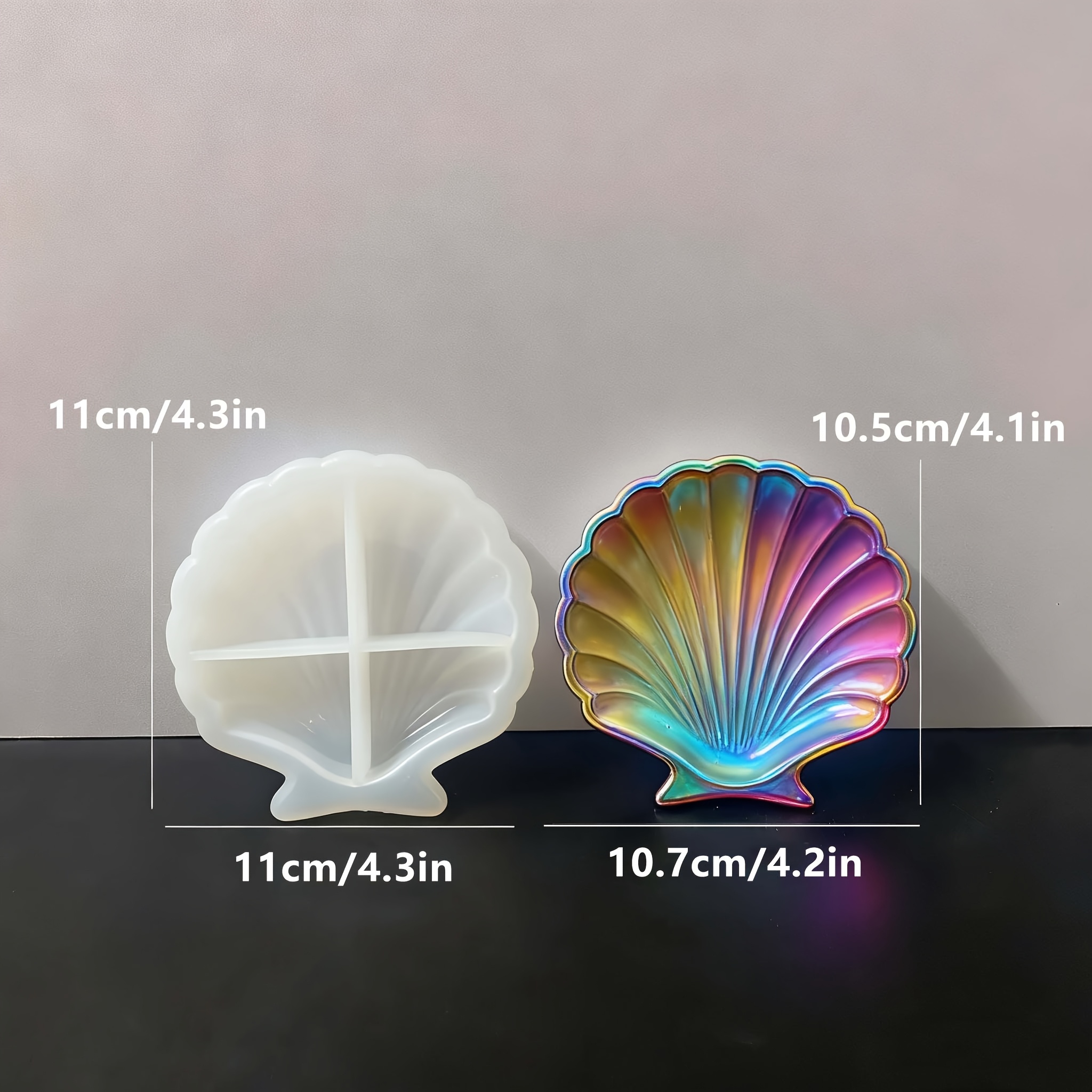 1 piece of silicone shell resi - Soap Making Name review and price