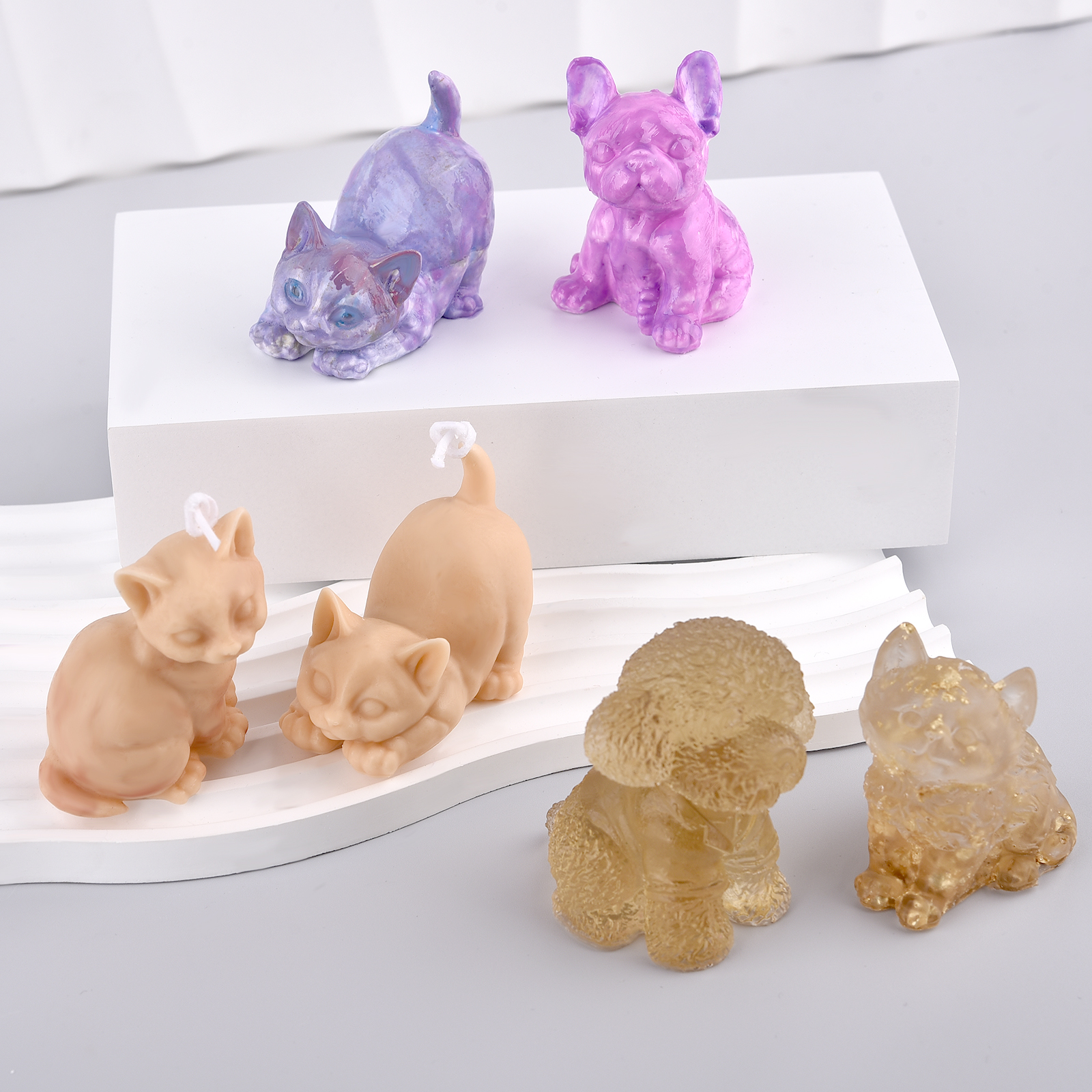 3D Dogs Cats Silicone Mold For - Soap Making Silicone Molds review and price