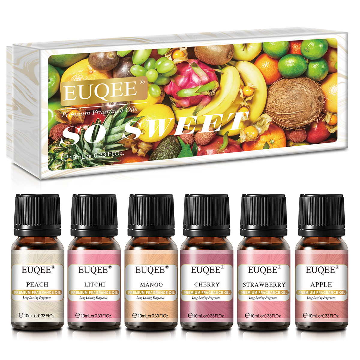 EUQEE 6pcs Fragrance Oils Set  - Soap Making Book review and price