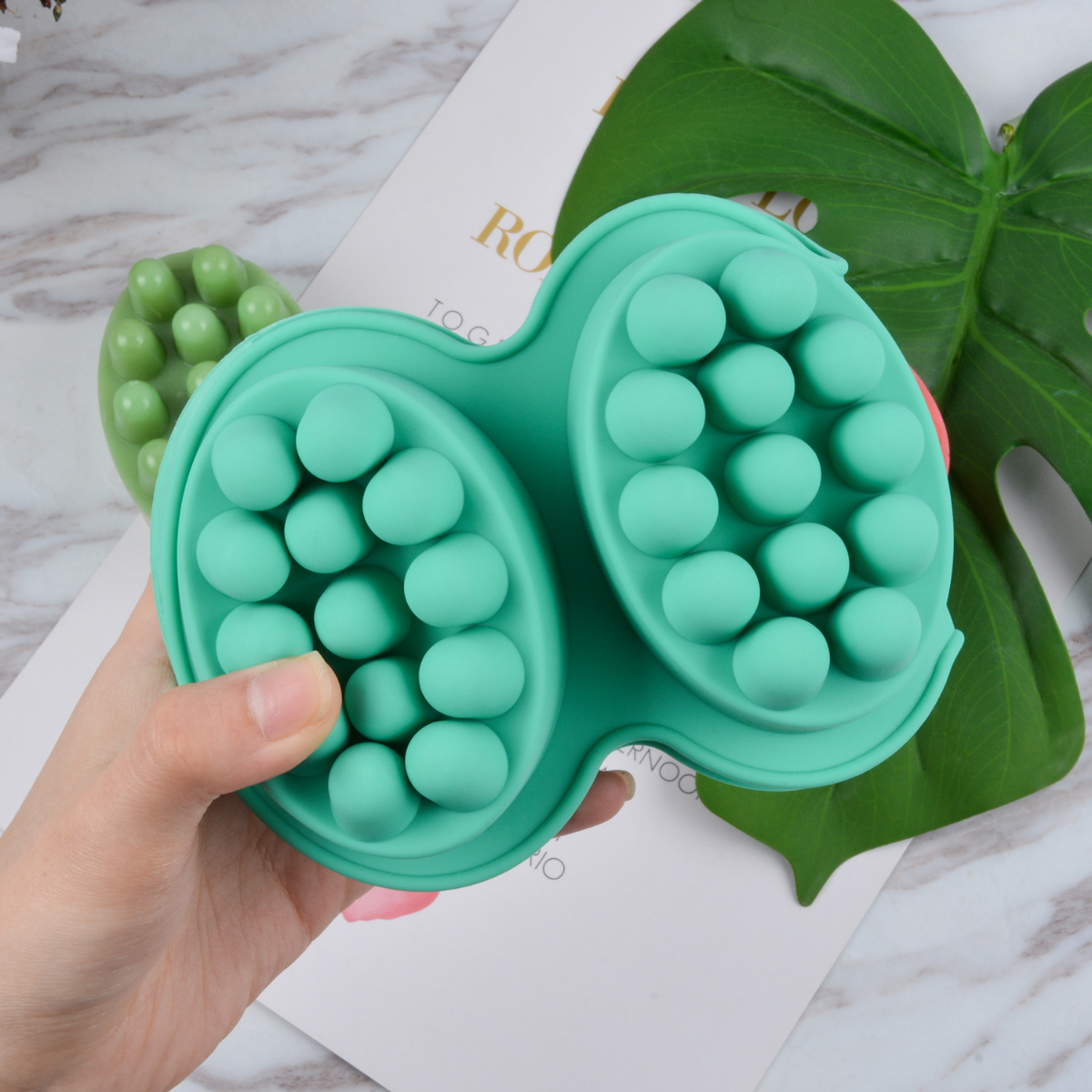 4 Hole Oval Massage Soap Silic - Soap Making Game review and price
